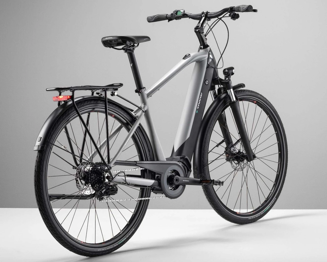 Bianchi T-Tronik T-Type Sunrace 9-Gang E6100 - Elektro Trekking Bike 2022 | White-grey – Bild 2