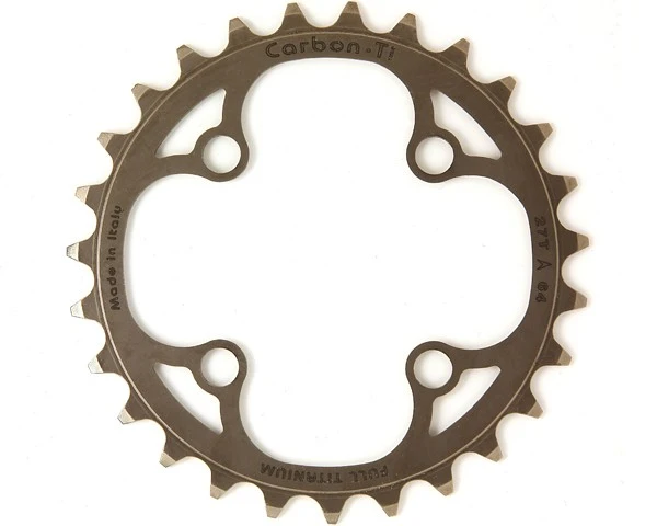 Carbon-Ti X-Ring MTB Titan 4-Arm | 64 Mm X-Double, Titankettenblatt (2x9) Oder (2x10)