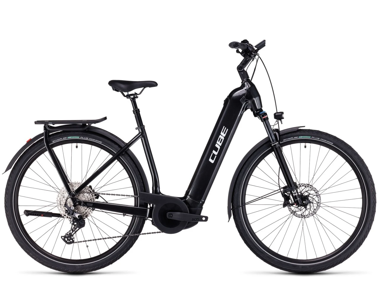 Cube Kathmandu Hybrid EXC 750 - Easy Entry Elektro Trekking Bike 2023 | Grey´n´silver