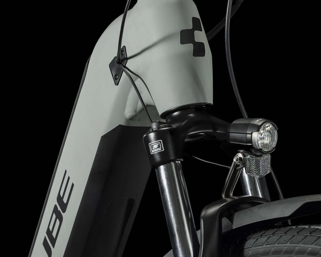 Cube Kathmandu Hybrid ONE 750 - Easy Entry Elektro Trekking Bike 2023 | Swampgrey´n´black – Bild 3