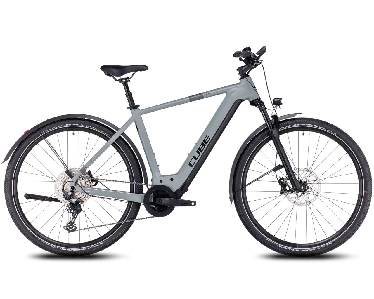Cube Nuride Hybrid SLX 750 Allroad - Elektro MTB Hardtail 2023 | Grey´n´black
