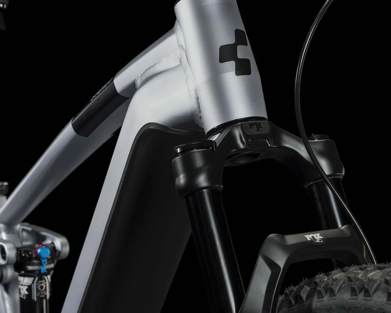 Cube Stereo Hybrid 120 Race 750 - 29'' Elektro MTB Fully 2023 | Polarsilver´n´black – Bild 4