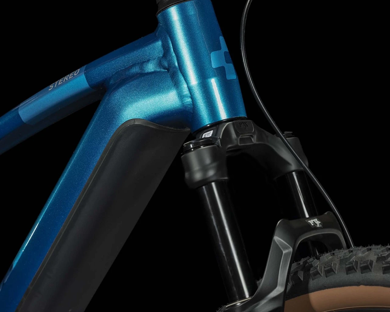 Cube Stereo Hybrid 120 SLX 750 - 29" Elektro MTB Fully 2023 | Electricblue´n´chrome – Bild 3