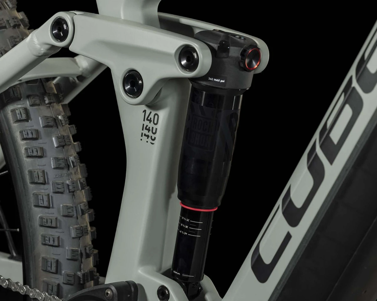 Cube Stereo Hybrid 140 HPC Pro 750 - 29" Carbon Elektro MTB Fully 2023 | Swampgrey´n´black – Bild 4