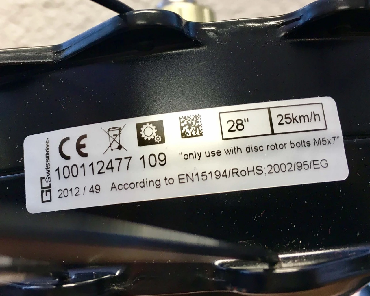 GoSwiss Hinterradmotor Komplett Auf 28 Zoll/29 Zoll Felge | Schwarz – Bild 3