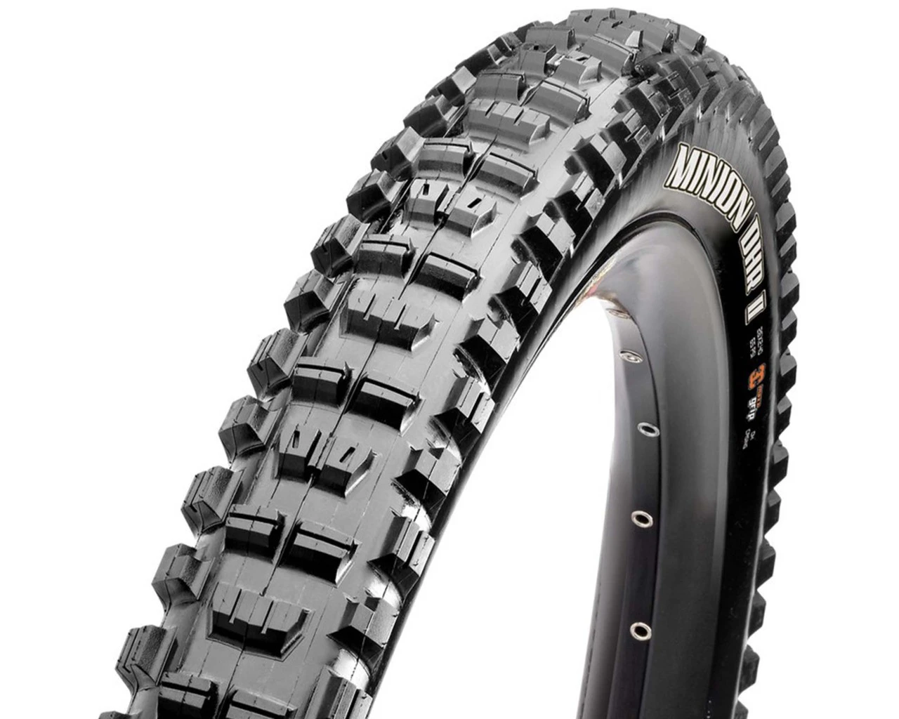 Maxxis Minion DHR II Freeride-Reifen 27.5 X 2.40 Zoll WT TLR Dual EXO Faltreifen | Schwarz