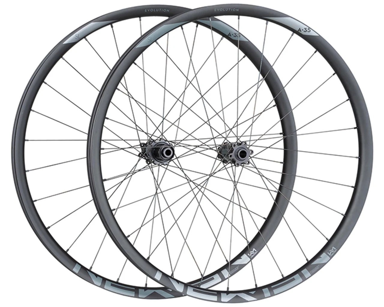 Newmen Laufrad Evolution SL A.35 27.5 Zoll 12x148 Straight Pull 6Bolt SL 28h Shimano – Bild 2