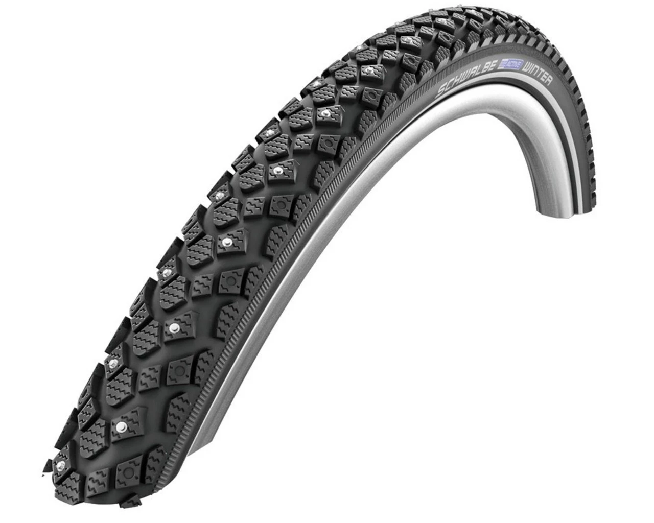 Schwalbe Winter Spike-Reifen 26 Zoll X 1.75 (47-559) | Schwarz Reflex Winter K-Guard 100 Spikes 3 Schwalbe Winter Spike-Reifen 26 Zoll X 1.75 (47-559) | Schwarz Reflex Winter K-Guard 100 Spikes