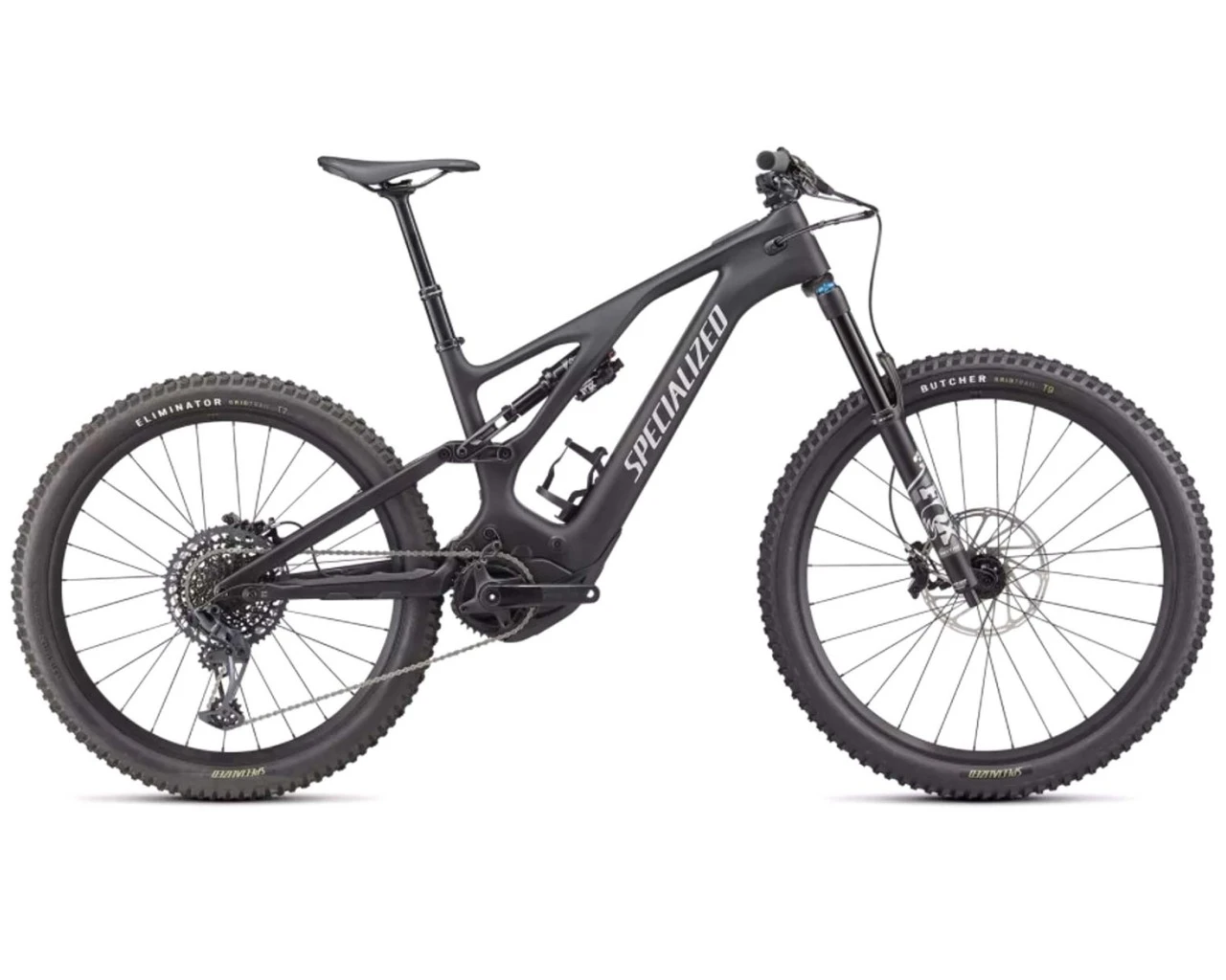 Specialized Levo Comp Carbon NB - Elektro Carbon MTB Fully 2022 | Satin Black-light Silver-gloss Bla