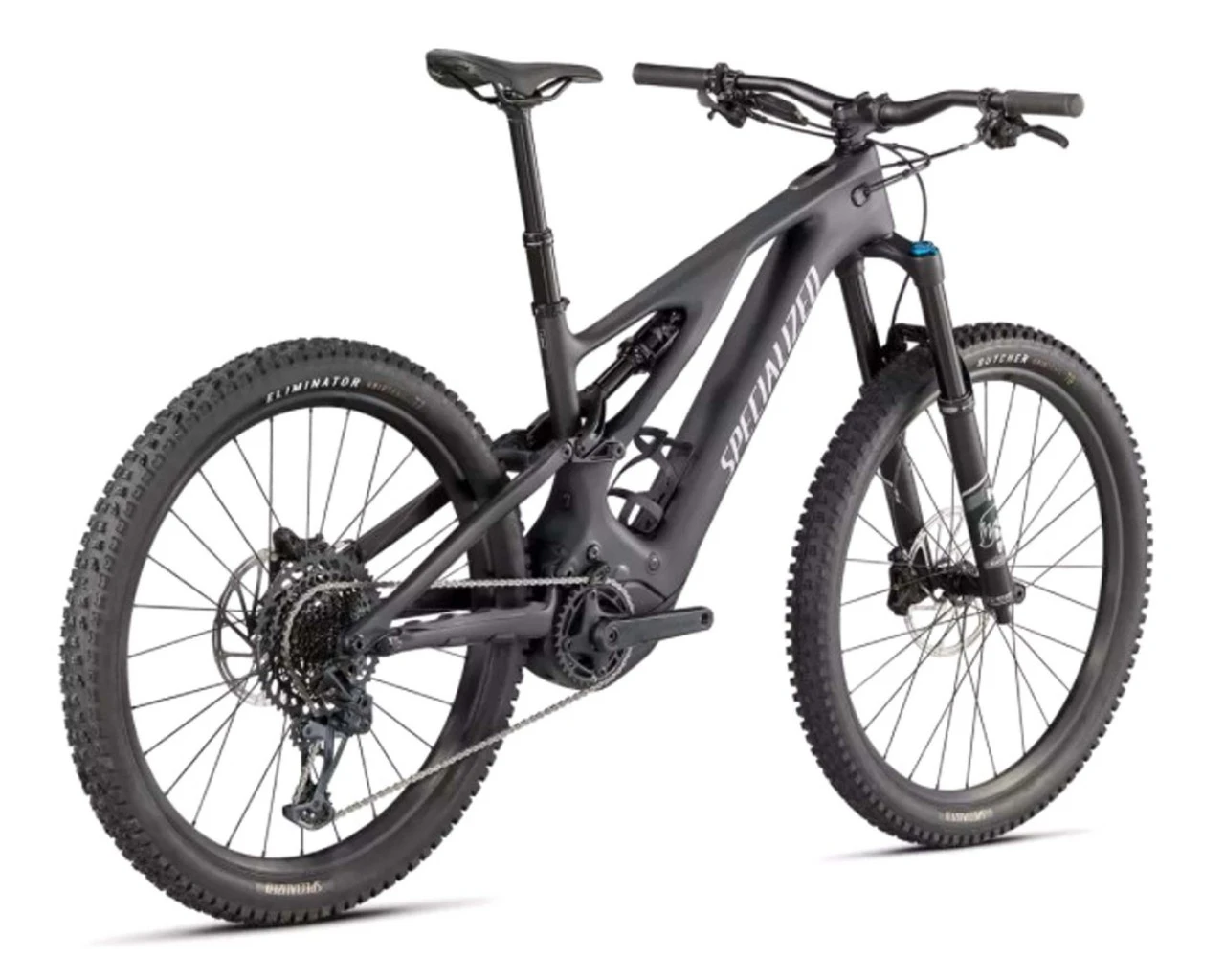 Specialized Levo Comp Carbon NB - Elektro Carbon MTB Fully 2022 | Satin Black-light Silver-gloss Bla – Bild 3