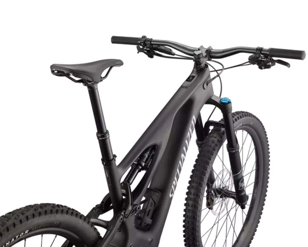 Specialized Levo Comp Carbon NB - Elektro Carbon MTB Fully 2022 | Satin Black-light Silver-gloss Bla – Bild 4