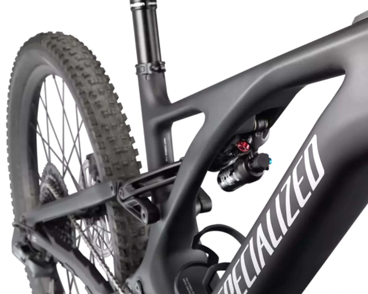 Specialized Levo Comp Carbon NB - Elektro Carbon MTB Fully 2022 | Satin Black-light Silver-gloss Bla – Bild 7