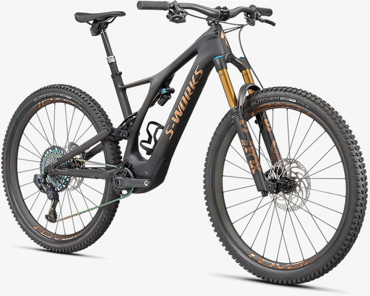 Specialized S-Works Levo SL Carbon 29 - Elektro Carbon MTB Fully 2021 | Carbon-bronze Foil-glos Carb – Bild 2