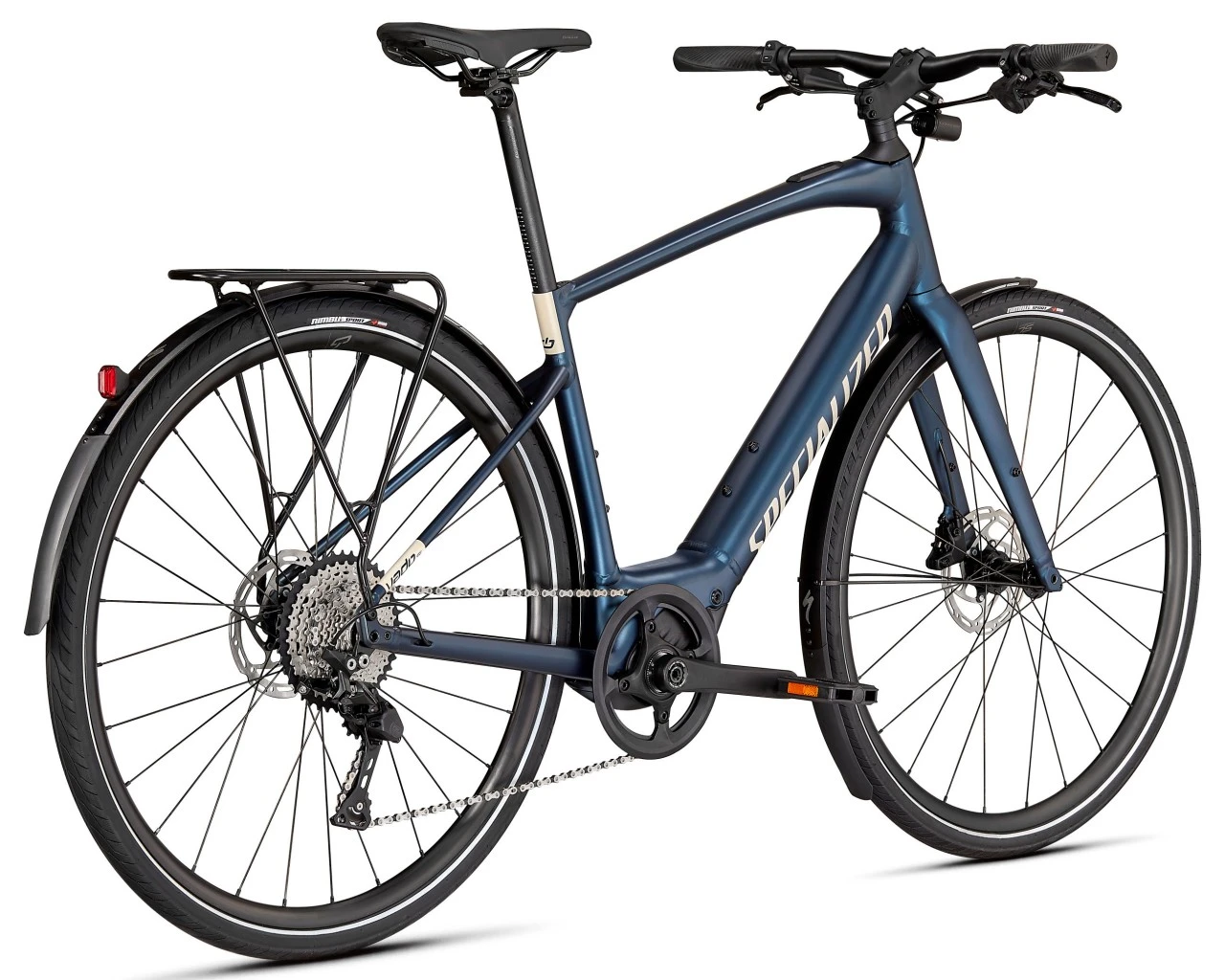 Specialized Vado SL 4.0 EQ - Elektro Trekking Bike 2021 | Navy-white Mountains Reflective – Bild 3