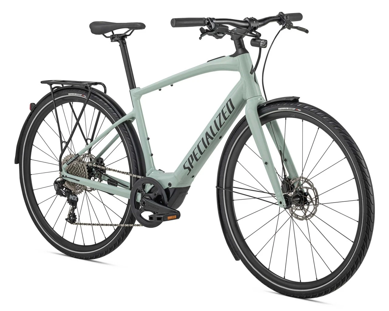 Specialized Vado SL 4.0 EQ - Elektro Trekking Bike 2022 | Dove Grey-acid Lava-cast Black Reflective – Bild 2