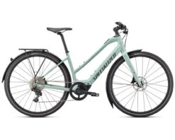 Specialized Vado SL 4.0 Step-Through EQ - Elektro Trapez Trekking Bike 2022 | White Sage-black Refle