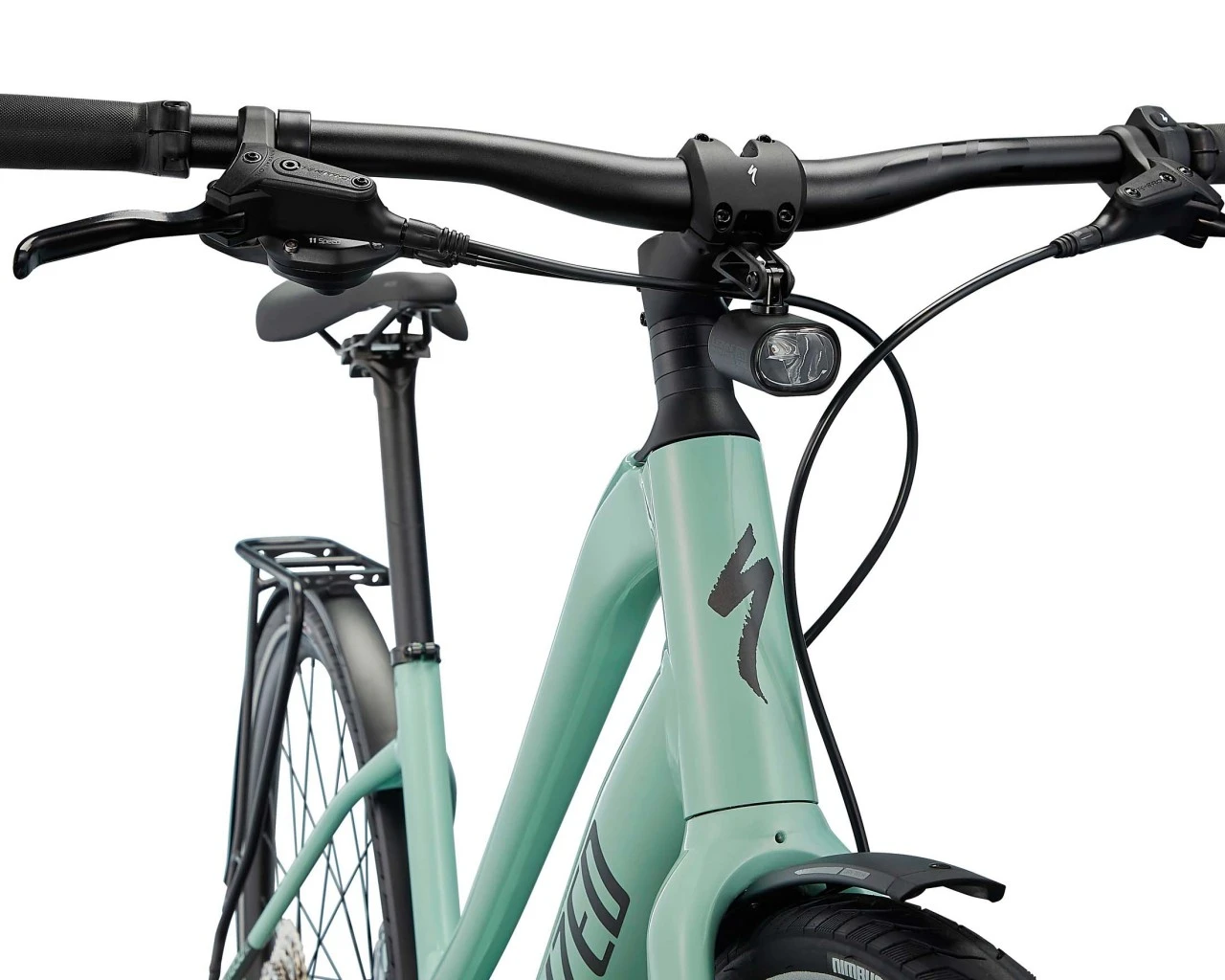 Specialized Vado SL 4.0 Step-Through EQ - Elektro Trapez Trekking Bike 2022 | White Sage-black Refle – Bild 5