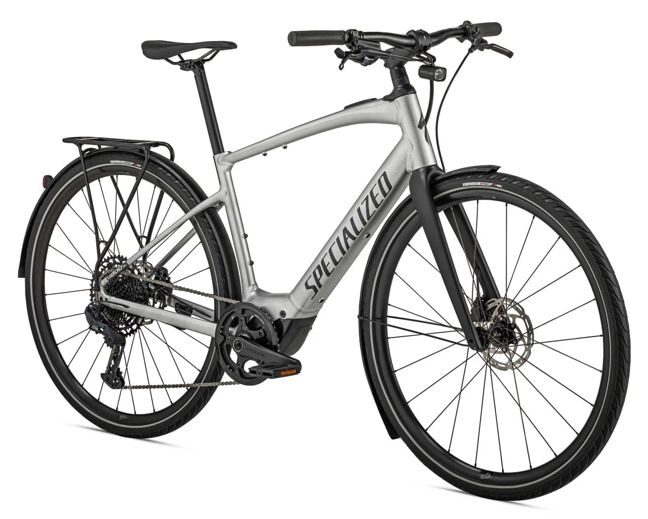 Specialized Vado SL 5.0 EQ - Elektro Trekking Bike 2022 | Brushed Aluminum-black Reflective – Bild 2
