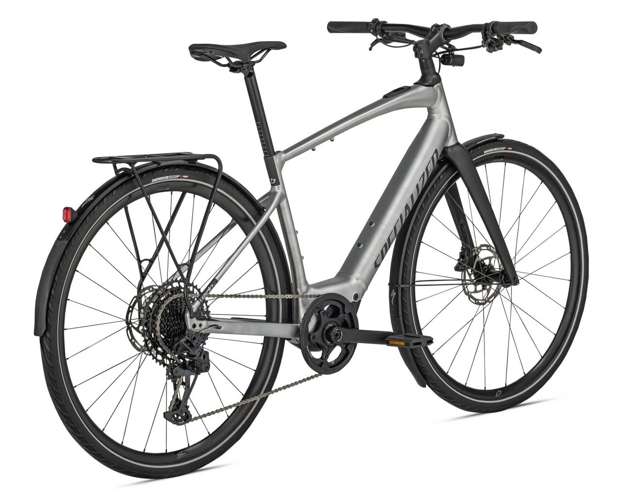 Specialized Vado SL 5.0 EQ - Elektro Trekking Bike 2022 | Brushed Aluminum-black Reflective – Bild 3