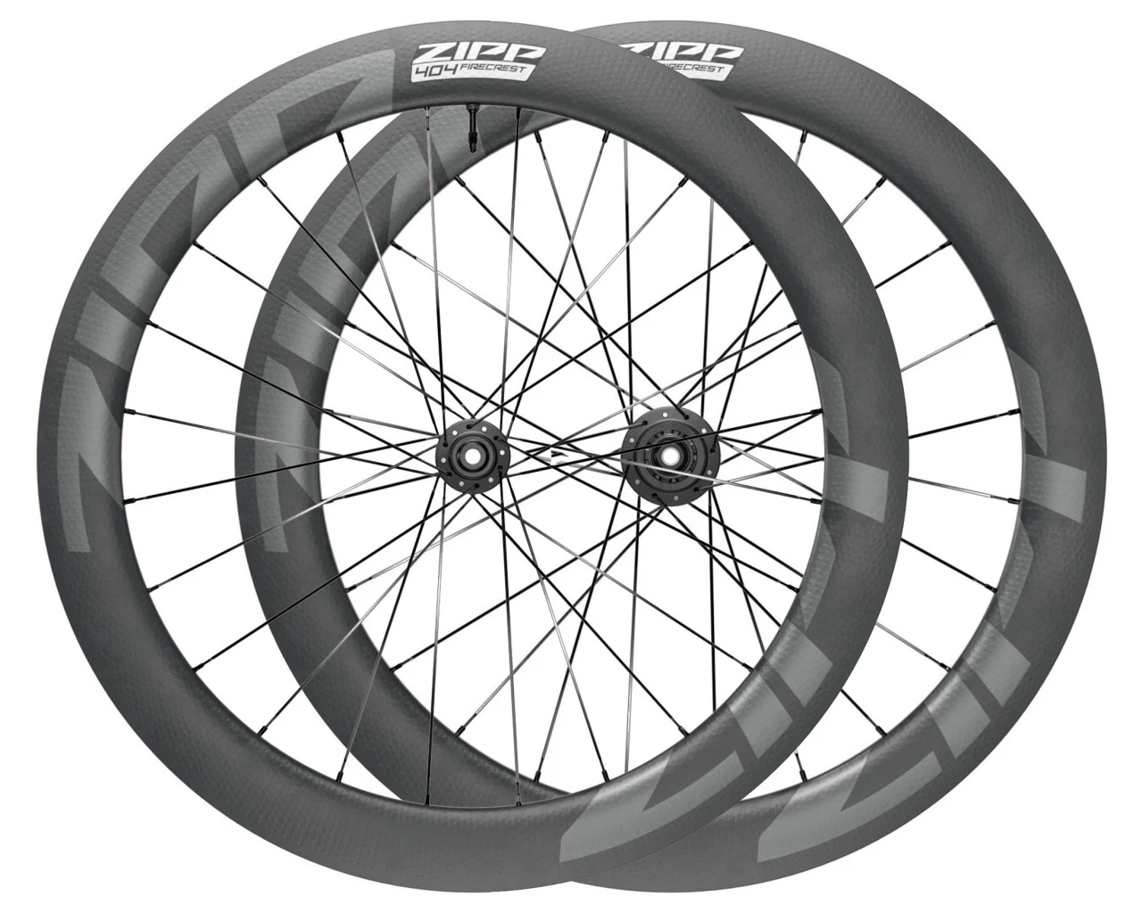 ZIPP 404 Firecrest 28" Carbon Laufradsatz Shimano RD Disc Centerlock 12x142mm | Silver-grey